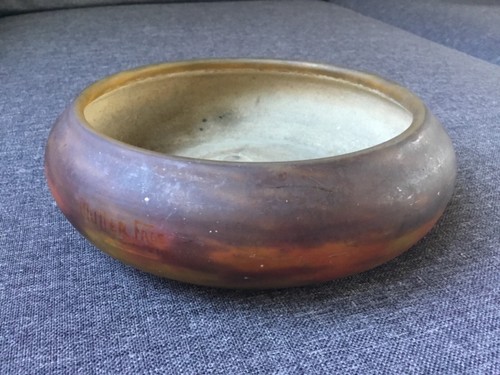 Coupe pâte verre signé - coupe,