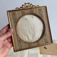 Ancien Cadre en Laiton Doré Style Louis XVI - XIXème - French Antique Frame