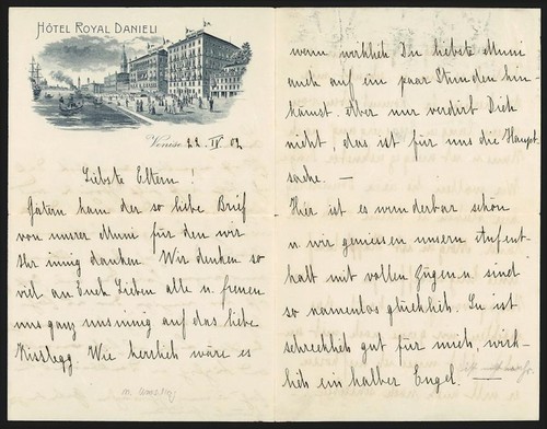 Tête venise 1902 hôtel - en-tête,