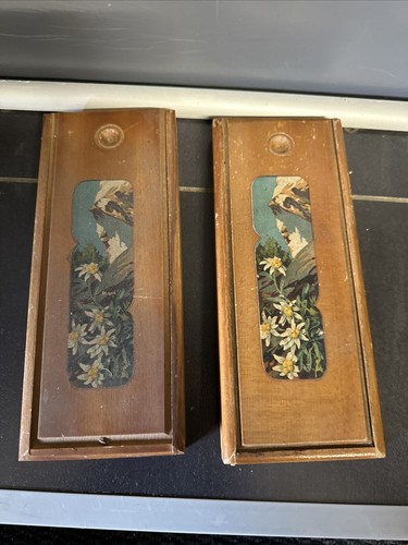 Lot ancien plumiers - lot, bois