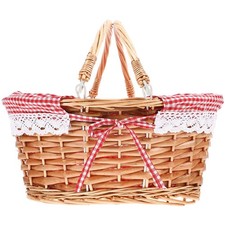 Wicker Picnic Basket for