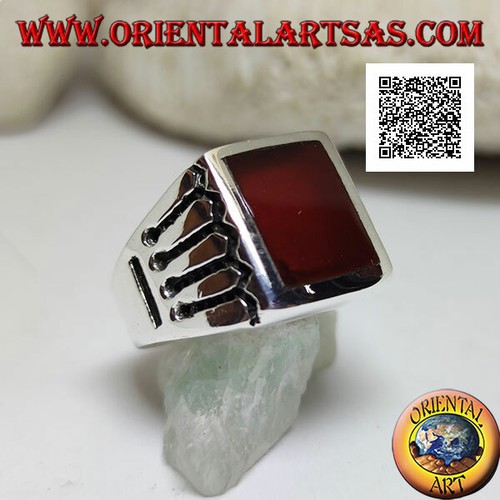 Bague argent 925 - bague, avec