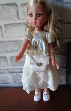 poupée neuve compatible corolle chérie ou paola reina avec habits et chaussures