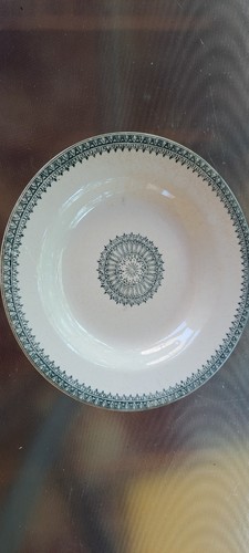 Ancienne assiette creuse - assiette,