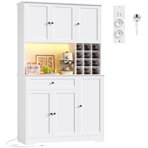 Buffet avec multiprise led - buffet,