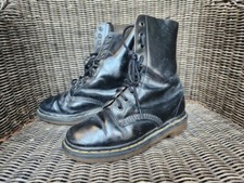 (E105 860) Bottines Dr. Martens 1460 Princess Femme – Cuir Verni Noir – Taille 3