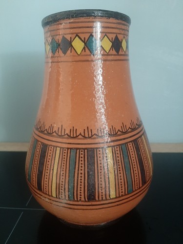 Vase oriental ancien poterie - vase,