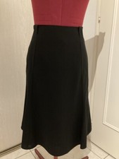 jupe noire evasée mi-longue 123