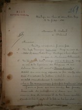 lettre ancienne blot boulogne sur seine 1921 tampon