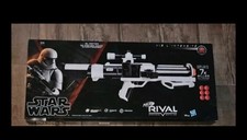 Rare Stormtrooper Blaster Hasbro Disney Nerf Rival Star Wars + Chargeur + Balle