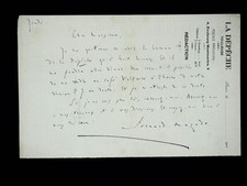 Fernand MAZADE - lettre