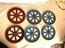 Lot de 6 poulies Meccano
