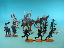 Plats d'étain - KZ Zinnfiguren - Flat Tin : 12 figurines de différentes périodes