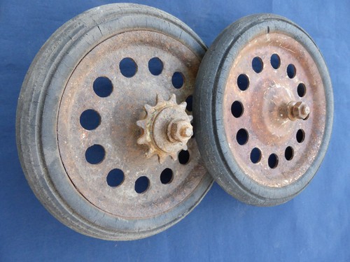 Roues voiture pédales - à,
