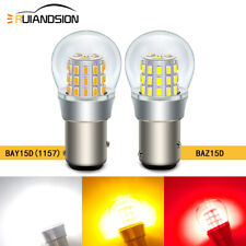 2X 1157 BAY15D P21/5W LED Feux arrière de stationnement Double faisceau 10-30V