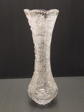 -JOLI ANCIEN VASE CRISTAL de