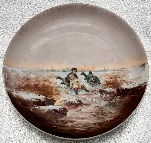 Assiette ancienne - ancienne, en