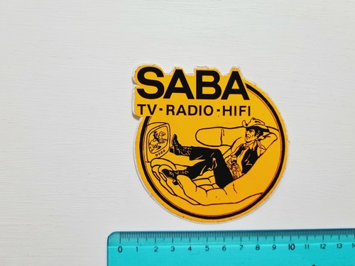 Autocollant adhésif saba - autocollant, tv