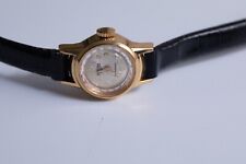 MONTRE-MORTIMA SUPER FEMME MECANIQUE 1980 -BRACELET NOIT-1,5cm--trés bon état