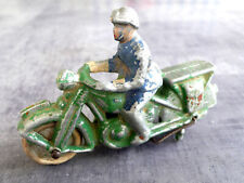 QUIRALU - POLICIER MOTARD   Moto monobloc ALU - années 50 -  ÉTAT DE JEU Lg 9,8