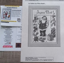 CAHIER BRODERIE JOYEUX NOEL GRILLE POINT DE CROIX COMPTE MODES ET TRAVAUX N°1441