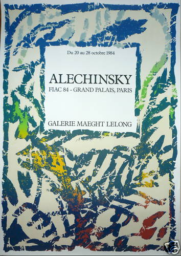 Alechinsky pierre affiche - alechinsky,
