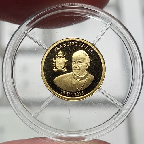 1e1 médaille vatican or - 1e1,
