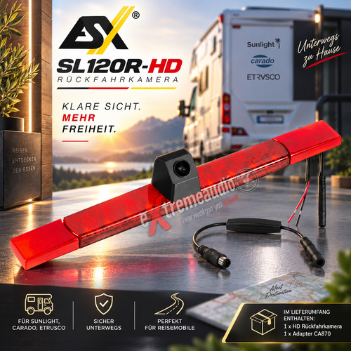 Caméra recul esx - caméra, sl120r-hd