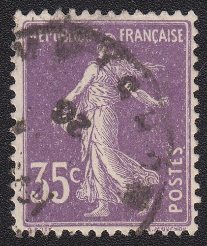 Timbre 1907 type - 1907-20, semeuse