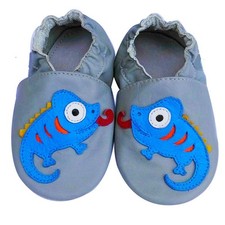 Chaussons en cuir souple