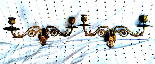 Anciens bougeoirs chandeliers - anciens,