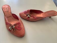 Chaussures Mules En Cuir Style Écailles Sirène Cosmo P36