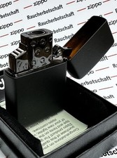 Zippo BLACK-JET Noir Mat Avec