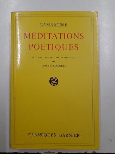 Classiques garnier lamartine - classiques, garnier,