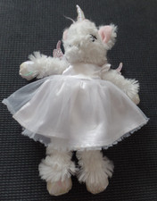 B15G / doudou peluche licorne tutu blanc ailes rose H&M