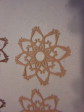 LACE FLOWERS #75 Die Cut Paper