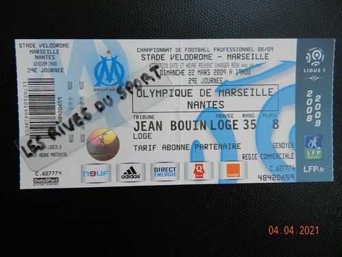 Ticket billet football - ticket,