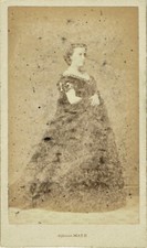 Cdv circa 1865 - portrait, de
