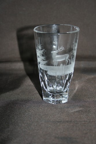 Verre cristal gravé - verre,