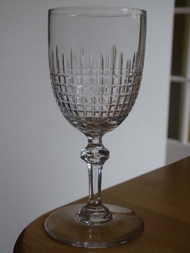 Ancien verre vin en - 1,
