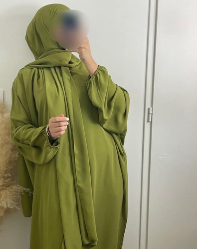 Abaya voile intégré - abaya,