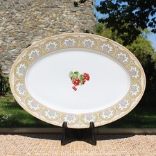 Plat ovale porcelaine de
