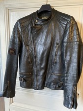 Blouson cuir moto vintage 70's
