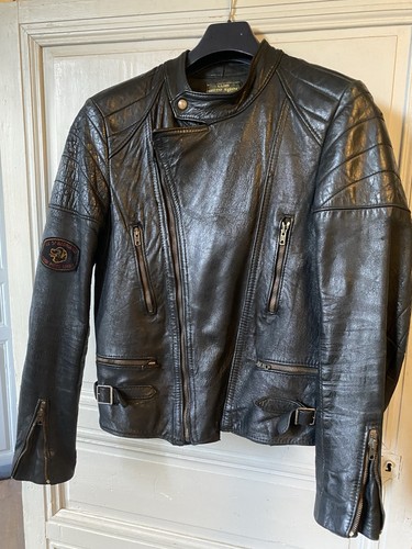 Blouson cuir moto - , 70's
