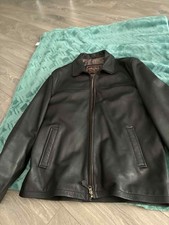 Veste en cuir Marlboro Classics (MCS) homme – Taille L –