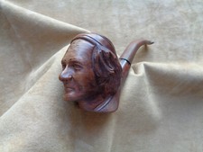 RARE - PIPE À L'EFFIGIE DE "VOLTAIRE" - GRAVÉE  "MAISON DE LA PIPE ST CLAUDE"