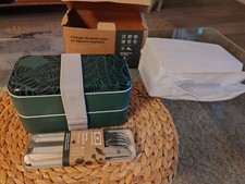 ?Idee cadeau??Neuve lot lunch box + couverts inox Monbento