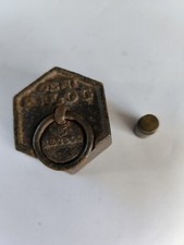 Lot De Poids Balance Marché Ancien 500gr Et 20 Gr