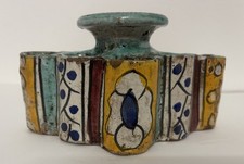 Encrier à 9 godets polychrome