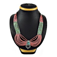 Perlé Corail Turquoise